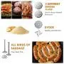 Stainless Steel Food Grinder Attachment fit KitchenAid Stand Mixers Including Sausage Stuffer, Dishwasher Safe,Durable Meat Processor Accessories Stainless Steel Food Grinder Attachment fit KitchenAid Stand Mixers Including Sausage Stuffer, Dishwasher Safe,Durable Meat Processor Accessories