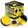 Drill Brush Attachment - Bathroom Surfaces Tub, Shower, Tile and Grout All Purpose Power Scrubber Cleaning Kit –Grout Drill Brush Set – Drill Brushes by Drill Brush Power Scrubber by Useful Products