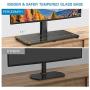 PERLESMITH Universal TV Stand Table Top TV Base for 37 to 70 inch LCD LED OLED 4K Flat Screen TVs - Height Adjustable TV Mount Stand with Tempered Glass Base, VESA 600x400mm, Holds up to 99lbs PERLESMITH Universal TV Stand Table Top TV Base for 37 to 70 inch LCD LED OLED 4K Flat Screen TVs - Height Adjustable TV Mount Stand with Tempered Glass Base, VESA 600x400mm, Holds up to 99lbs