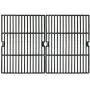 Music City Metals 66162 Gloss Cast Iron Cooking Grid Replacement for Select Grill Chef and Grill Master Gas Grill Models, Set of 2