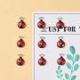 Craftdady 10Pcs Enamel Ladybug Pendants 18.5x12.5mm Metal Flying Insect Animal Charms for Jewelry Making Hole: 2mm