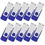 TOPESEL 10pcs 1GB USB 2.0 Flash Drives Memory Stick Fold Storage Thumb Drive Pen, Blue TOPESEL 10pcs 1GB USB 2.0 Flash Drives Memory Stick Fold Storage Thumb Drive Pen, Blue