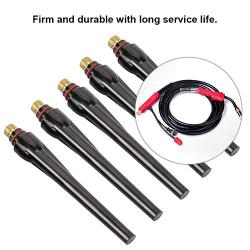 TIG Back Cap Kit 57Y02 57Y03 57Y04, TIG Torch Part Accessory Replacement Part for WP-17/18/26 Welding Torch(5pcs 57Y02 （Long）)
