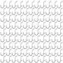 Calax Metal Pegboard Hook J Style for Peg Board Tool Organizer 100 Pieces Calax Metal Pegboard Hook J Style for Peg Board Tool Organizer 100 Pieces