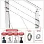 Muzata Cable Railing Kit Invisible 1/8'' 20 Pack Upgraded Patent Turnbuckle Swage Threaded Stud Hex Head Fitting Receiver Terminal Hidden for 3”-6” Wood & Metal Post CR37, CA3 CV1 Muzata Cable Railing Kit Invisible 1/8'' 20 Pack Upgraded Patent Turnbuckle Swage Threaded Stud Hex Head Fitting Receiver Terminal Hidden for 3”-6” Wood & Metal Post CR37, CA3 CV1