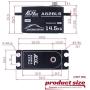 AGFrc 14.5KG Digital Low-Profile Steering-Servo - High Speed Programmable Brushless RC Servo Full CNC Metal Gear for 1/10 RC Model (A62BLS&AGF-SPV2)