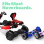 HYPER GOGO GoKart Kit - Hoverboard Attachment - Compatible with All Hover Boards ,Grey