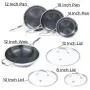 HexClad Hybrid Non-Stick Cookware | 7 Piece Set with Lids and Wok | Metal Utensil Safe, Induction Ready & PFOA-Free | Non-Stick & Stainless Steal Construction HexClad Hybrid Non-Stick Cookware | 7 Piece Set with Lids and Wok | Metal Utensil Safe, Induction Ready & PFOA-Free | Non-Stick & Stainless Steal Construction
