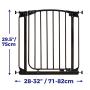 Dreambaby Chelsea Auto Close Safety Gate (Black, 28-32 inches)