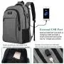 Matein Travel Laptop Backpack, Business Anti Theft Slim Durable Laptops Backpack with USB Charging Port, Water Resistant College School Computer Bag Gifts for Men & Women Fits 15.6 Inch Notebook, Grey Matein Travel Laptop Backpack, Business Anti Theft Slim Durable Laptops Backpack with USB Charging Port, Water Resistant College School Computer Bag Gifts for Men & Women Fits 15.6 Inch Notebook, Grey