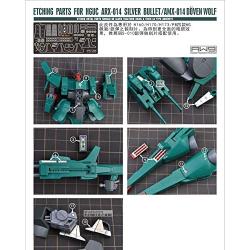 Madworks S11 Detail Up Metal Parts Photo-Etch Upgrade for Silver Bullet Doven Wolf HG 1/144