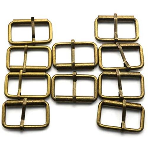 Pro Bamboo Kitchen 10pcs Metal Roller Buckle for Belts Bags DIY Hardware Accessories 1-1/2 Inch