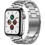 PUGO TOP Compatible with Silver Apple Watch Band 38mm 40mm Series 6/5/4/3/2/1/SE Stainless Steel iWatch iPhone Watch Bracelet Band for Men Women. (38mm/40mm, Silver)