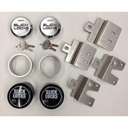 Slick Locks FD-FVK-1-TK Slick Locks Ford Swing Door Kit Complete with Spinners, Weather Covers & Locks