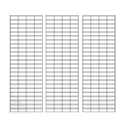Econoco - Panel Slat Grid Display – Metal Slat Grid for Any Retail Display, 2’ Width x 6’ Height, 3 Grids Per Carton (Black)
