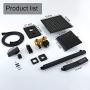 DMDMBATH Shower System Matte Black Shower Faucet Set 3-Function Bathroom Shower Fixtures with Waterfall Tub Spout Wall Mount 10 inch Rain Shower Head (Matte Black)…