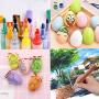 Paint Pens for Rock Painting waterproof Permanent Fast Drying 2 mm Nib For pumpkin Flat Stone Ceramic Glass Mugs Wood Card Fabric Diy Craft Making Acrylic Paint Marker Pens Set Of 12 Colors (12)
