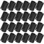 DGZZI Wire Shelf Lock Clips 24Pairs Clips Brackets Split Sleeves Wire Shelf Lock Plastic for 1 Inch Diameter Post Shelving Sleeves