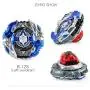NEZAR Bey Battle Burst 2 in 1 Metal Fusion Battling Tops with 4D Launcher Grip Gyro Evolution Attack Pack Arena