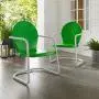 Crosley Furniture Griffith Metal Outdoor Chair - Grasshopper Green Crosley Furniture Griffith Metal Outdoor Chair - Grasshopper Green