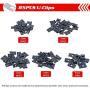 OTUAYAUTO 170PCS Car U Clip with Screw Assortment Kit - Automotive U Nut Screw Clip, Metal Body Panel Clip Fasteners