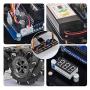 OSOYOO Omni-directinal Mecanum Wheels Robot Car Kit for Arduino Mega2560|Metal Chassis DC Speed Encoder Motor Robotic DIY|STEM Remote Controlled Educational | Mechanical DIY Coding for Teens Adult