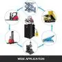 Mophorn 16 Quart Hydraulic Pump Double Acting Hydraulic Pump Metal Reservoir 3200 PSI Hydraulic Power Unit Car Lift with Pressure Gauge Hydraulic for Scissor Lift Dump Trailer