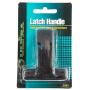 Ultra Hardware 31601 Storm and Screen Door Latch Handle - Resilient Keeper - Black Finish