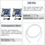 PC Water Cooling Kit DIY Water Cooling Kit with Cooler CPU/GPU Block Cylindrical Water Reservoir Pump LED Fan 240mm Heat Sink Connectors Kit All-in-one Liquid Computer Water Cooling Set