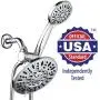 AquaDance 7'' Premium High Pressure 3-Way Rainfall Combo for The Best of Both Worlds - Enjoy Luxurious Rain Showerhead and 6-Setting Hand Held Shower Separately or Together - Chrome Finish - 3328 AquaDance 7'' Premium High Pressure 3-Way Rainfall Combo for The Best of Both Worlds - Enjoy Luxurious Rain Showerhead and 6-Setting Hand Held Shower Separately or Together - Chrome Finish - 3328