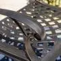 Christopher Knight Home Austin Outdoor Cast Aluminum Dining Chairs, 2-Pcs Set, Shiny Copper