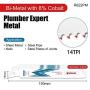 EZARC Reciprocating Saw Blade Bi-Metal Cobalt Sabre Saw Blades for Metal Cutting 6-Inch 14TPI R622PM (5-Pack)