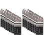 Diagtree 20 PCS Bi-Metal Oscillating Multitool Quick Release Oscillating Saw Blades Fits Fein Multimaster, Porter Cable, Black&Decker, Bosch Craftsman, Ridgid, Makita, Milwaukee, Dewalt etc