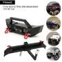 Tbest RC Car Bumper, Metal Front Rear Bumper Spare Parts for SCX10 TRX4 D90 1/10 RC Car Tbest RC Car Bumper, Metal Front Rear Bumper Spare Parts for SCX10 TRX4 D90 1/10 RC Car