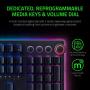 Razer Huntsman Elite Gaming Keyboard: Fastest Keyboard Switches Ever - Clicky Optical Switches - Chroma RGB Lighting - Magnetic Plush Wrist Rest - Dedicated Media Keys & Dial - Classic Black