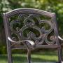 Christopher Knight Home Austin Outdoor Cast Aluminum Dining Chairs, 2-Pcs Set, Shiny Copper Christopher Knight Home Austin Outdoor Cast Aluminum Dining Chairs, 2-Pcs Set, Shiny Copper
