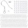 150 PCS/ 75 Pairs 925 Sterling Silver Earring Hooks Fish Hook Ear Wires French Wire Hooks Hypo-allergenic Jewelry Findings Earring Parts DIY Making With 150 PCS Clear Rubber Earring Safety Backs 150 PCS/ 75 Pairs 925 Sterling Silver Earring Hooks Fish Hook Ear Wires French Wire Hooks Hypo-allergenic Jewelry Findings Earring Parts DIY Making With 150 PCS Clear Rubber Earring Safety Backs