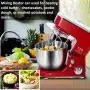 Stand Mixer, CUSIMAX Electric Mixer 800W Tilt-Head Food Mixer with 5-Quart Stainless Steel Bowl, Dough Hook, Mixing Beater and Egg Whisk, Splash Guard, Red Stand Mixer, CUSIMAX Electric Mixer 800W Tilt-Head Food Mixer with 5-Quart Stainless Steel Bowl, Dough Hook, Mixing Beater and Egg Whisk, Splash Guard, Red