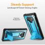 YOUMAKER Kickstand Case for Galaxy Note 9, Full Body with Built-in Screen Protector Heavy Duty Protection Shockproof Rugged Cover for Samsung Galaxy Note 9 6.4 Inch - Blue