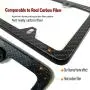 Aootf License Plate Frame Carbon Fiber -Aluminum License Plate Frame Printing Carbon Fiber Pattern & Frame Screw Kits Fine Slim Standard Size for USA Car (Aluminum Frame Carbon Fiber-4 Hole-2PC) Aootf License Plate Frame Carbon Fiber -Aluminum License Plate Frame Printing Carbon Fiber Pattern & Frame Screw Kits Fine Slim Standard Size for USA Car (Aluminum Frame Carbon Fiber-4 Hole-2PC)