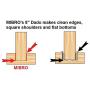 The Mibro Group 416381 8'' Carbide Stacking Dado Blade Set - 14 Pieces