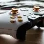 eXtremeRate Metal Gold Alumium Alloy Thumbsticks Bullet ABXY Mod Buttons Replacement Parts for Xbox One Standard, Xbox One Elite, Xbox One S/X Controller eXtremeRate Metal Gold Alumium Alloy Thumbsticks Bullet ABXY Mod Buttons Replacement Parts for Xbox One Standard, Xbox One Elite, Xbox One S/X Controller