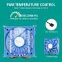 GOLDEN FIELD US001 Heatsink and Fan 36mm Low-Profile CPU Air Cooling Cooler Radiator Ultra Slim for AMD and Intel Sockets