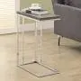 Monarch Specialties 3253, Chrome Accent Metal Base C-Table, Dark Taupe Monarch Specialties 3253, Chrome Accent Metal Base C-Table, Dark Taupe