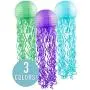 Jellyfish Paper Lanterns 3 Pack Purple Green and Blue Mermaid Under The Sea Ocean Birthday Party Decorations Supplies Easy Setup Room Décor Jellyfish Paper Lanterns 3 Pack Purple Green and Blue Mermaid Under The Sea Ocean Birthday Party Decorations Supplies Easy Setup Room Décor