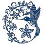 Hummingbird Cutting Dies ,DIY Scrapbooking Artist Metal Cutting Dies Stencils Flower Wreath Dies Scrapbooking Card Making Album Embossing Crafts Die Cut 2019