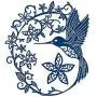 Hummingbird Cutting Dies ,DIY Scrapbooking Artist Metal Cutting Dies Stencils Flower Wreath Dies Scrapbooking Card Making Album Embossing Crafts Die Cut 2019