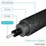 FosPower (10 Feet) 24K Gold Plated Toslink Digital Optical Audio Cable (S/PDIF) - [Zero RFI & EMI Interference] Metal Connectors & Ultra Durable Nylon Braided Jacket