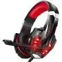 BENGOO Stereo Pro Gaming Headset for PS4, PC, Xbox One Controller, Noise Cancelling Over Ear Headphones with Mic, LED Light, Bass Surround, Soft Memory Earmuffs for Laptop Mac Wii Accessory Kits