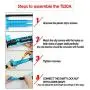 all-sun TS20A Junior Metal Detector for Children DIY Beach Yard Toy, Blue all-sun TS20A Junior Metal Detector for Children DIY Beach Yard Toy, Blue